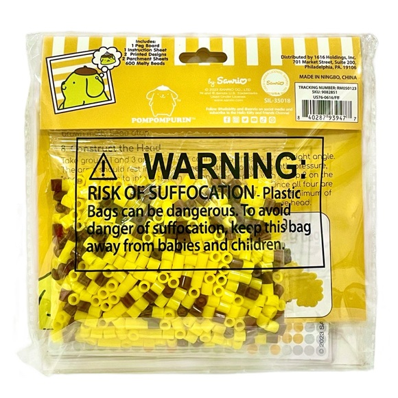 SANRIO Pompuri Heat & Fuse 3D Melty Beads Kit 1 Set Unopened For Ages 6 & Up - Picture 2 of 5